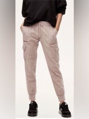 Aritzia Babaton Cebu Beige/Taupe Cargo Pants Size Small Casual Pant Lounge Pant